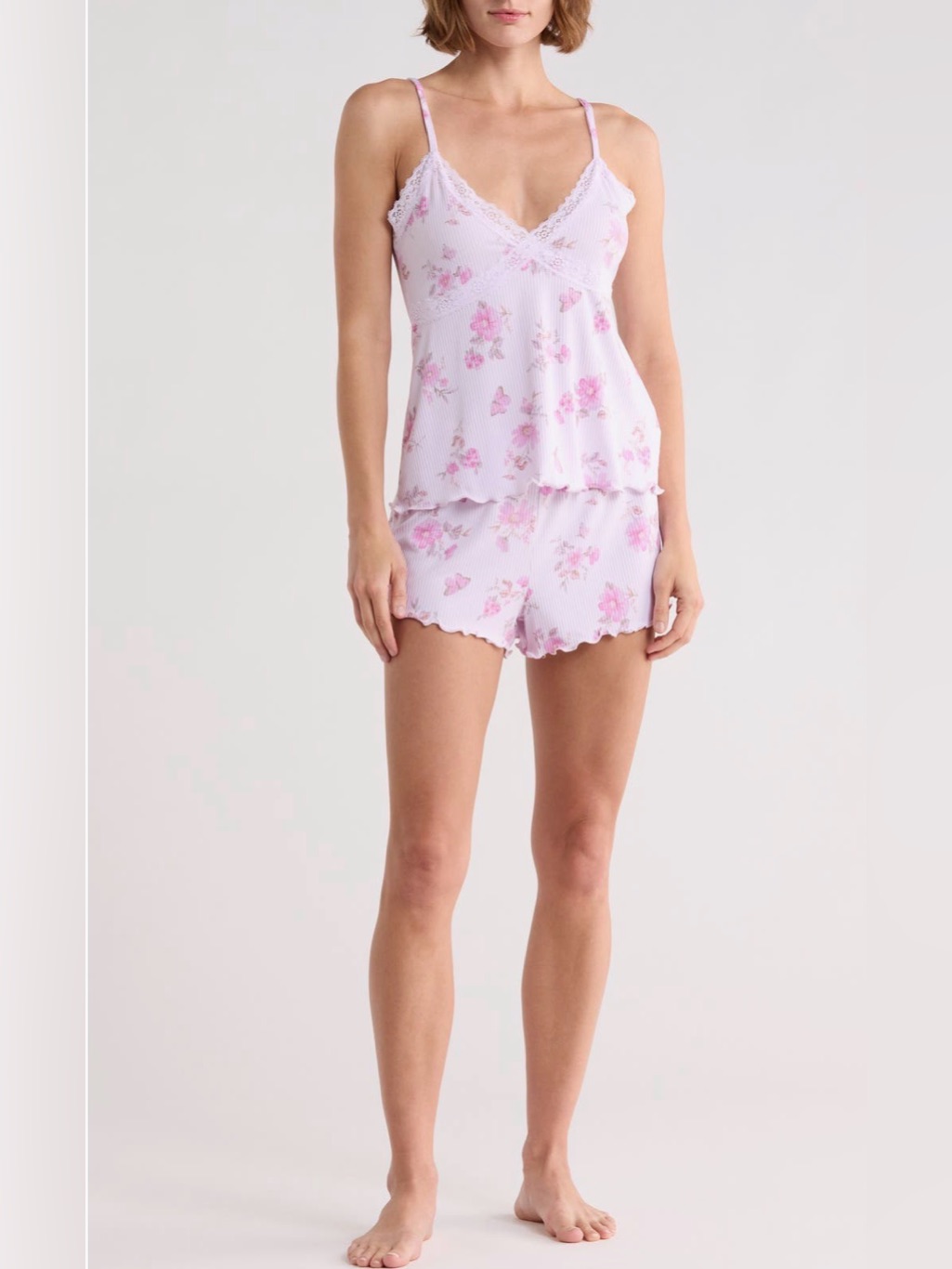 Newlaura Ashley Floral Short Sleep Set